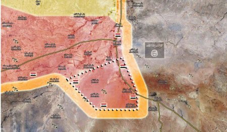 Армия Сирии продвинулась на юге провинции Ракка