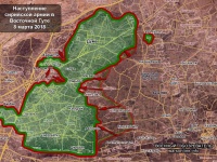 Восточная Гута 8 марта 2018: сирийская армия близка к разделу исламистского ...