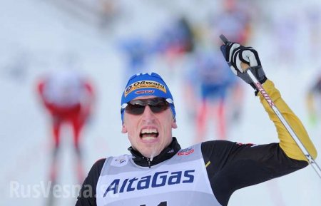 Чемпион из Германии удивил мир, одев форму России на лыжных гонках в Швеции (ФОТО)