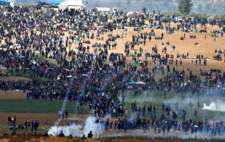 Более 500 палестинцев пострадали в столкновениях с армией Израиля