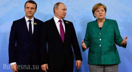 Меркель и Макрон ездят к Путину как на работу, Трамп — вне доверия, — СМИ США