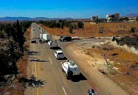 Силы ООН провели патрулирование пункта пропуска между Сирией и Израилем на Голанах