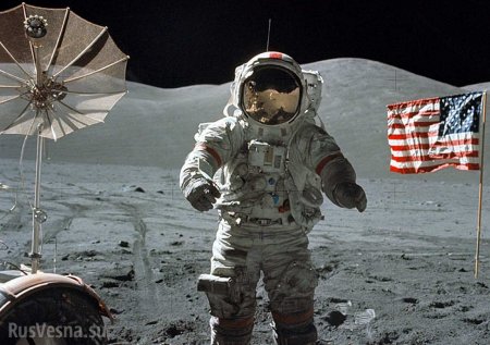 В «Роскосмосе» объяснили слова Рогозина о высадке американцев на Луну