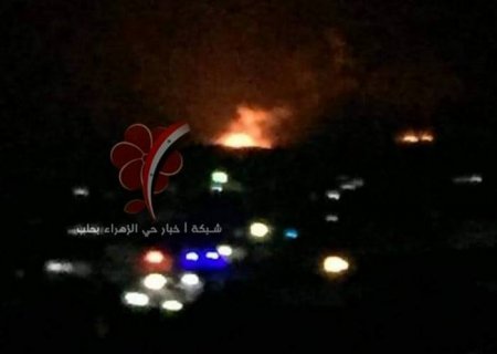 Израильская авиация нанесла удары восточнее Алеппо